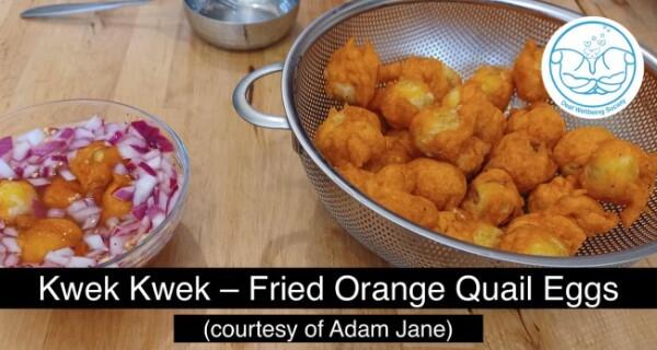 image of Kwek Kwek - Fried Orange Quail Eggs (courtesy of Adam Jane)
