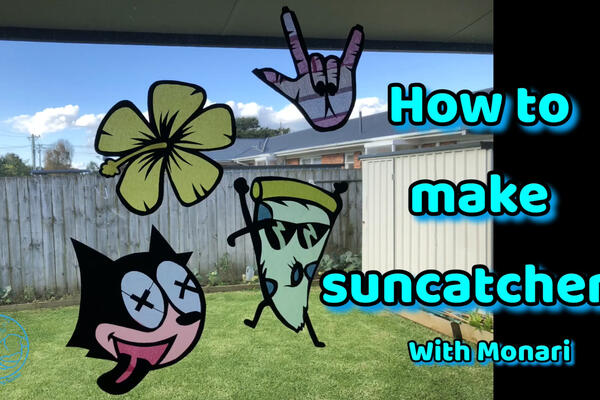 image of Have fun with Monari craft - how to made Suncatchers?