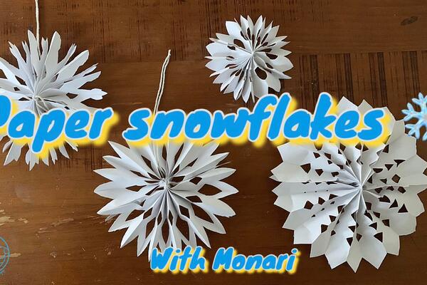 image of Paper Snowflakes with Monari