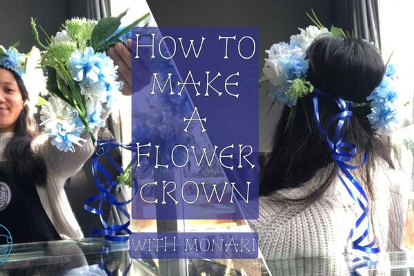image of ​Make yourself this beautiful floral crown and feel like royalty!