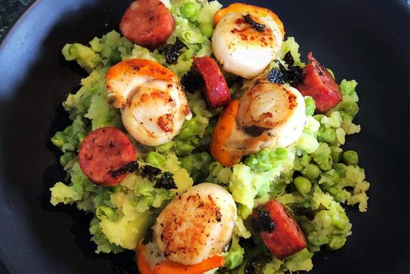 image of Sizzling Scallops