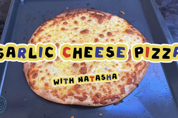 image of Garlic Cheese Pizza with Natasha