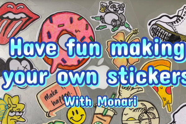 image of Have fun making your own stickers with Monari