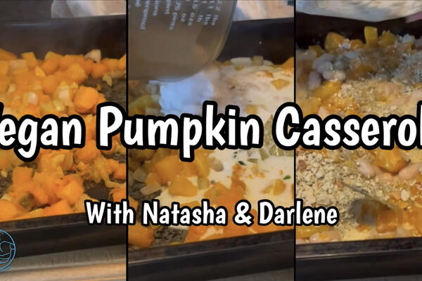 image of A Taste of NZSL with Darlene Russell - Vegan Pumpkin Casserole 