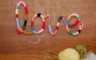 image for Use recycled wool and create words