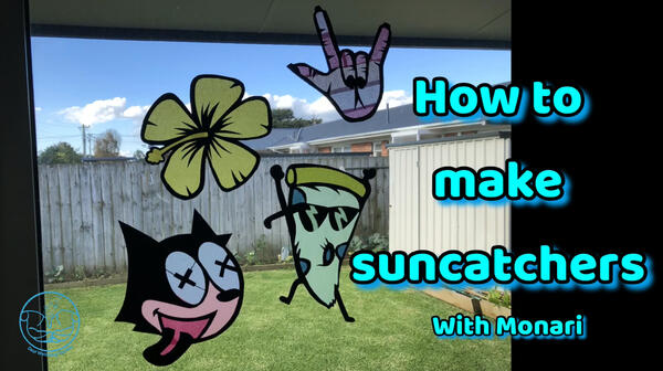 image of Have fun with Monari craft - how to made Suncatchers?