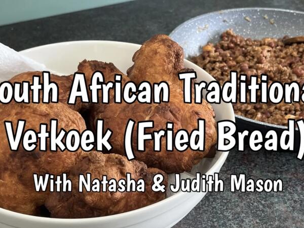 image of South African Traditional Vetkoek (Fried Bread)  (courtesy of Judith Mason)