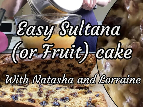 image of Easy Sultana (or Fruit) cake - Recipe from Karen McQuigg