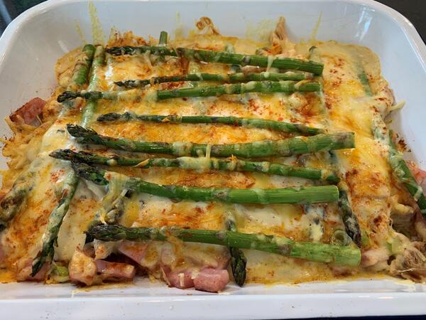 image of ​Chicken and Ham Gratin (Perfect recipe for using Christmas leftovers)