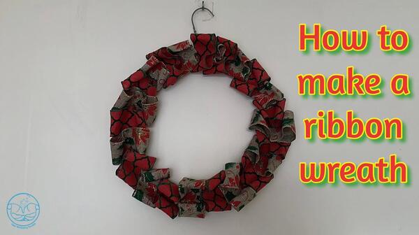 image of How to make a ribbon wreath with Monari?