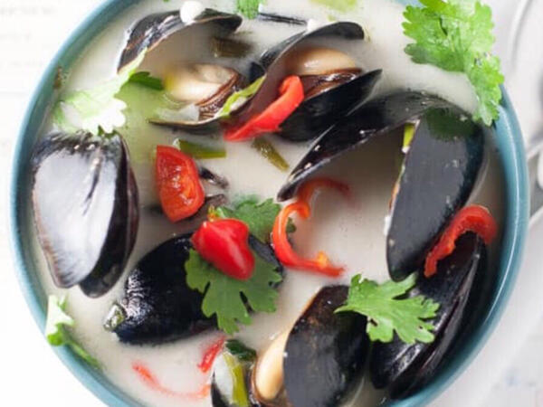 image of Thai Steamed Mussels