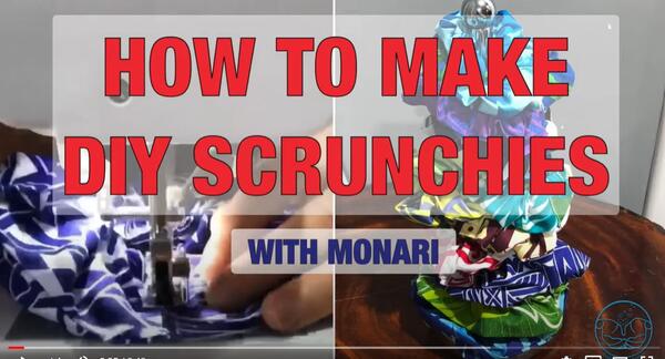 image of Be creative with Monari and make these fun scruncies! :-)